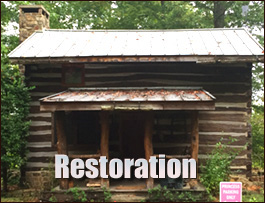 Historic Log Cabin Restoration  Canton, Ohio